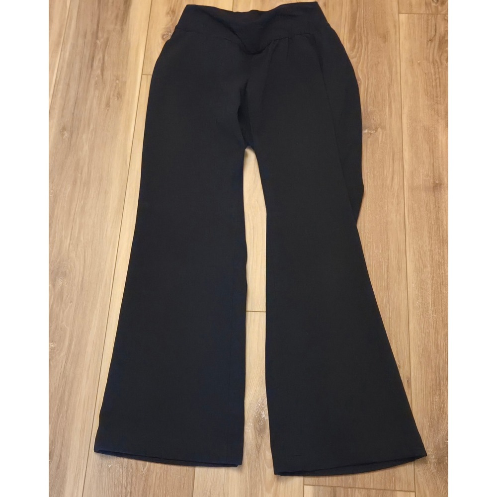 Motherhood Stretchy Straight Leg Maternity Pants Women's Size Large Black